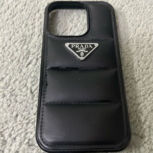 Prada Black iPhone 13 Pro Case